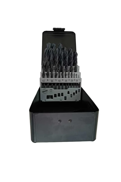 25 Parça Metal Matkap Ucu Seti - Resim 3