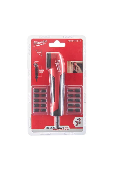 Shockwave Vidalama Köşe Adaptörü + Bits Uç Seti 11 Parça - Resim 2