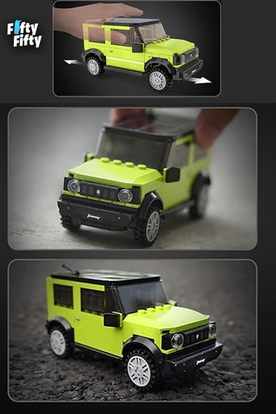 Cada Suzuki Jimny -C55023W (192 Parça) Oyuncak Yapım Seti BAGHOOUSE 1059428 - Resim 3