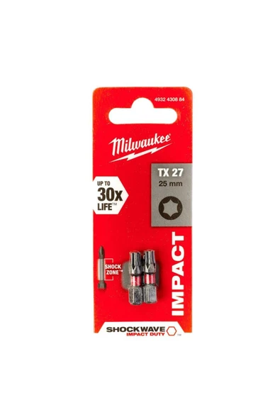 BİTS UÇ TX 27 25mm 2Lİ PKT SHOCKWAVE - Resim 2