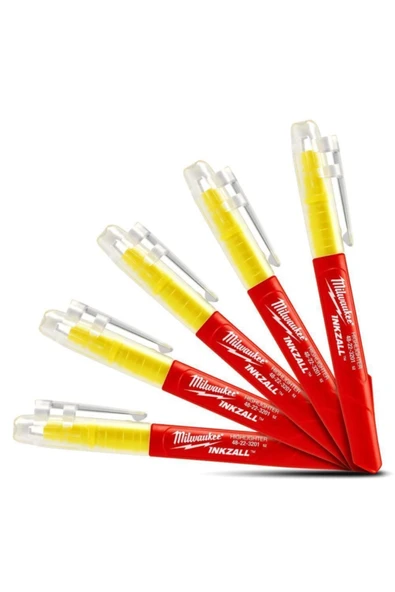 Sarı Ağır Hizmet Tipi Inkzall Fosforlu İşaretleyici T48223201 ürün görseli