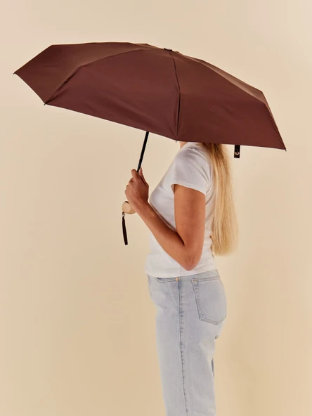 Original Duckhead The Mini ultra kompakt şemsiye - Espresso - Resim 3