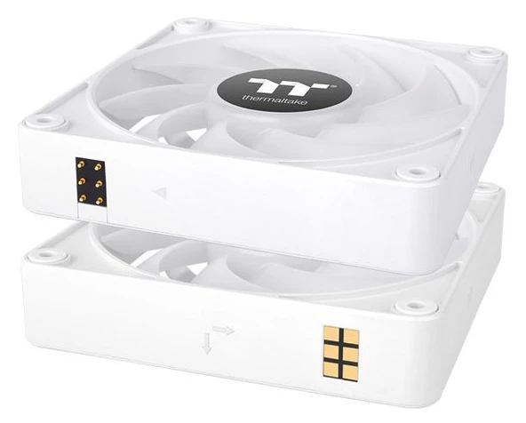 THERMALTAKE CL-F191-PL14SW-A CT140 Beyaz EX 3x120mm ARGB Manyetik Modüler Fan Kiti Kasa Fanı - Resim 2