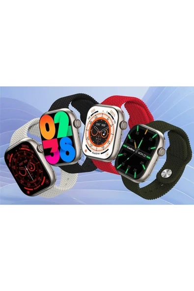 Teknojet Teknoloji İçin En İyi Adres HK9 Pro Akıllı saat 2.02 inch AMOLED Ekran Pusula Gerçek Nabız Monitörü Oyun Fener Mesaj Arama - Resim 2