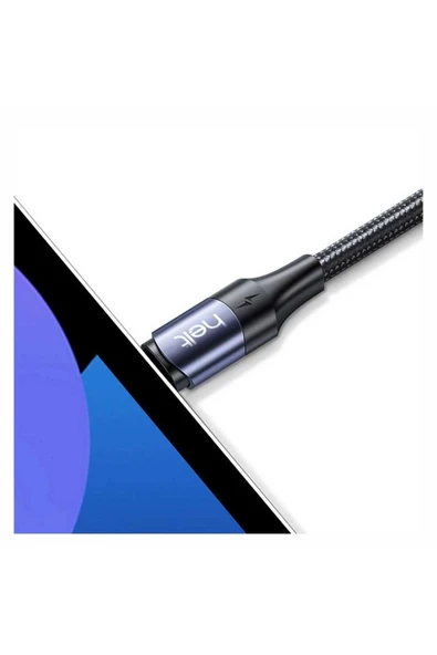 Helt Ht-dc15 100w Pd Ip Örgü 120 Cm Type-c To Type-c Şarj Data Kablosu - Resim 2