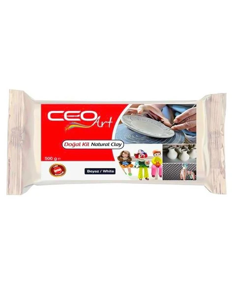Ceo Art Doğal Kil Hamuru Beyaz 500 gr ürün görseli