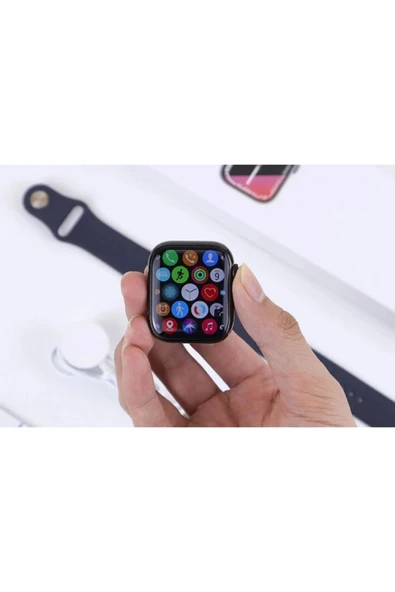 Teknojet Teknoloji İçin En İyi Adres H11 Pro Akıllı Saat Serisi 8 Yeni Kablosuz Şarj Bluetooth Çağrı Nfc - Resim 2