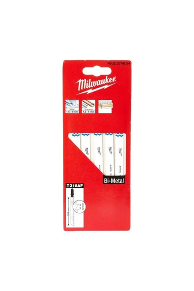 Dekupaj Bıçağı T318af 105mm Bi-metal 5 li paket ürün görseli