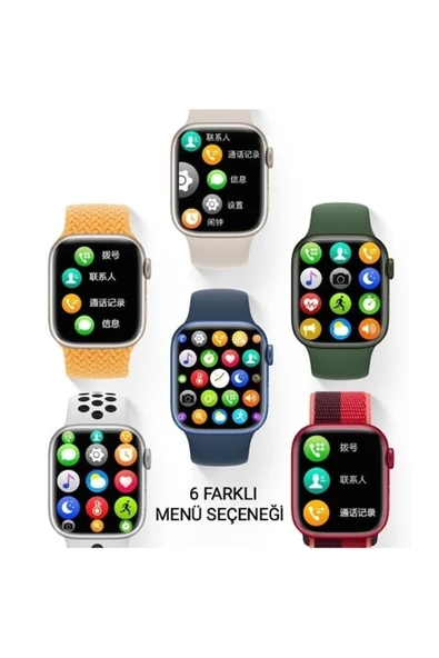 Teknojet Teknoloji İçin En İyi Adres Watch 9 Pro 47mm 2023 Series Kordon Kilitli Yeni Series Akıllı Saat Microwear 9 - Resim 4