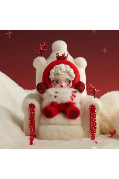 Teknojet Teknoloji İçin En İyi Adres SKULLPANDA Winter Symphony Serisi Pelüş Figürler, Tam Set, 6LI Aksiyon & Koleksiyon Figürleri - Resim 3