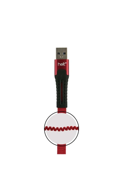 Helt Ht-dc01 Ip Örgü 120 Cm Lightning Şarj Ve Data Kablosu - Resim 2