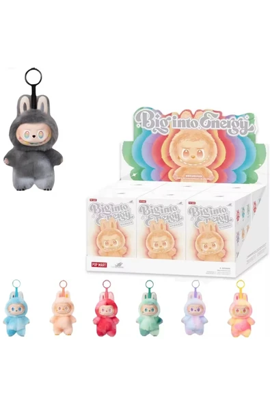 AWEI Labubu Peluş Figür Labubu Anahtarlık Sürpriz Oyuncak Tek Parça Gövde Birleşik - Resim 2