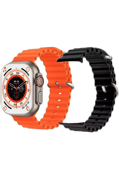 Teknojet Teknoloji İçin En İyi Adres Akıllı Saat T800 Ultra Bluetooth Arama Sıcaklık Ölçüm Sağlık İzleme - Resim 3