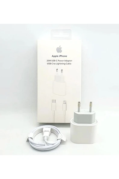 Musen Aksesuar Iphone Tüm Serilerle Uyumlu Hızlı Şarj Aleti Kablo Adaptör Set 11-12-13-14 Promax 20w Typc Lightning ürün görseli