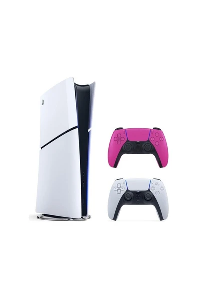 Sony Playstation 5 Slim 1 TB + Digital Edition + 2. Pembe Dualsense Kol (İthalatçı Garantili) ürün görseli