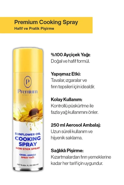 Premium Ayçiçek Yağı 250 ML, 5 AL 4 ÖDE Hediyeli - Resim 2