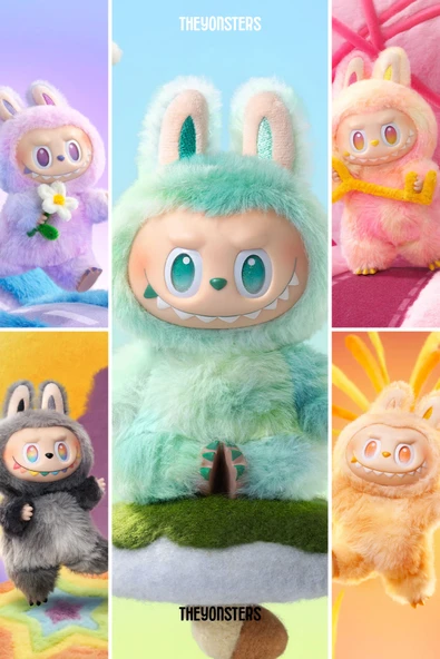 THEYONSTERS Labubu Big Into Energy Serisi Popmart– Koleksiyonluk Mini Vinil Oyuncak | Kutulu - Resim 3