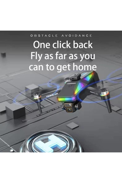 yollayenilensin S5 Pro Drone 4K UHD Kamera Fırçasız Motor 4.5” Ekran Engel Kaçınma Katlanabilir Drone - Resim 7