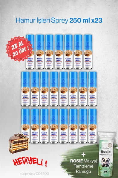 23 AL 20 ÖDE Hamur İşleri Sprey Premium 250 ML Hediyeli ürün görseli
