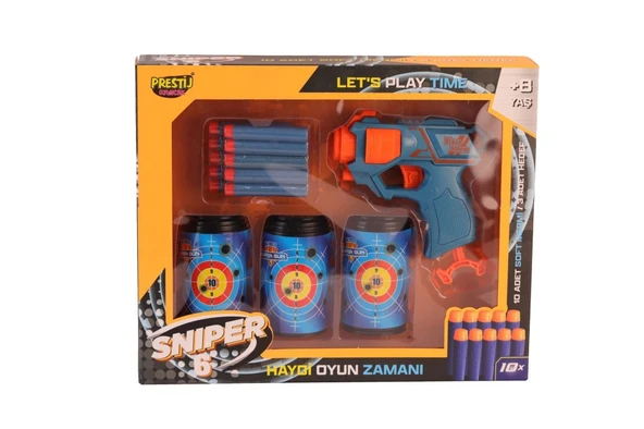 FAB 5909 KUTULU 3 HEDEFLİ SNİPER 6 DART ATICI ürün görseli