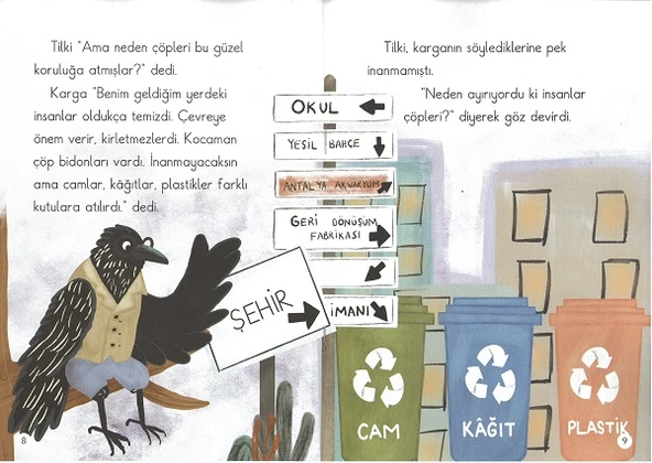 1.Sınıf Sen Artık Doğa Kahramanısın Hikaye Seti (16 Sayfa) - Hayat Bilgisi Kitabı Hediyeli - Resim 3