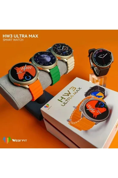 Teknojet Teknoloji İçin En İyi Adres Smart Watch Hw3 Ultra Max Akıllı Saat - Resim 2
