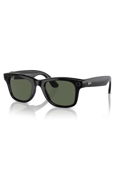 Ray-Ban Meta Wayfarer Akıllı Gözlük Parlak Siyah G15 Yesil RW4006 ürün görseli