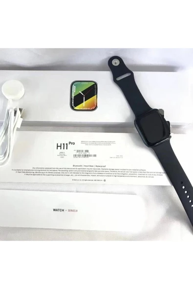 Teknojet Teknoloji İçin En İyi Adres H11 Pro Akıllı Saat Serisi 8 Yeni Kablosuz Şarj Bluetooth Çağrı Nfc ürün görseli