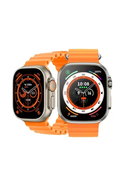 Teknojet Teknoloji İçin En İyi Adres Watch 8 T800 Ultra Akıllı Saat Ios Andorid Destekli Arama Özeliği Sensörlü LCD Ekran 3 Tuş ürün görseli