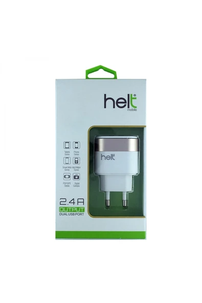 Helt Ht-15 2  Uyumlu  Çıkışlı 2400 Mah Ev Tipi Şarj Cihazı ürün görseli