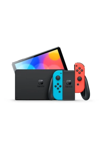 Nintendo Switch Oled Oyun Konsol Kırmızı Mavi ürün görseli