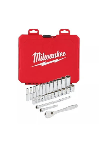 T4932464943 Ağır Hizmet Tipi Cırcır Lokma Takımı ¼” 28 ürün görseli