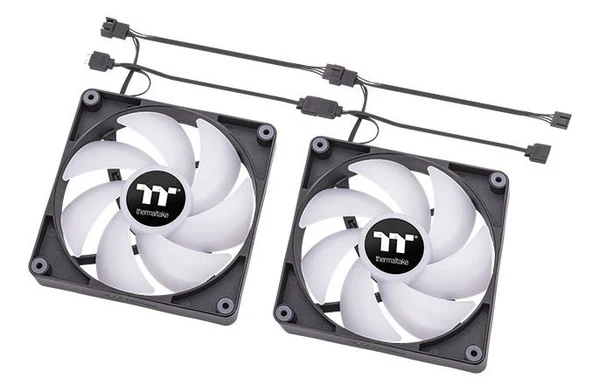 THERMALTAKE CL-F149-PL12SW-A CT120 ARGB Sync 2x120mm ARGB Fan Kiti Kasa Fanı - Resim 3