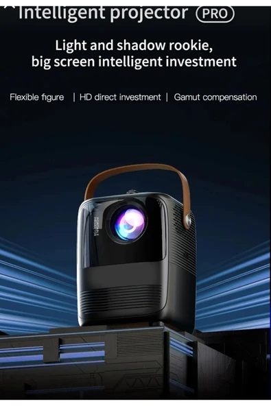 TACCO Xiaomi Mi Projeksiyon Ev Sineması Bluetooth Wifi Akıllı - Resim 2