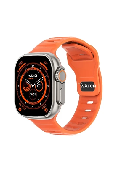 Red-Tech Watch S8 Ultra Max Titanium Kasa Vidalı 49 Mm Akıllı Saat ürün görseli