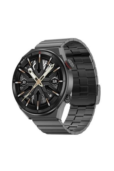 Teknojet Teknoloji İçin En İyi Adres DT3 Mate 45mm Akıllı Saat NFC GPS SIRI Çift Kordonlu - Resim 2