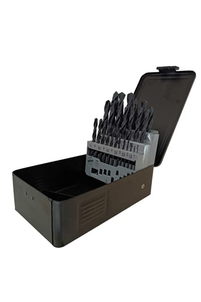 25 Parça Metal Matkap Ucu Seti - Resim 2