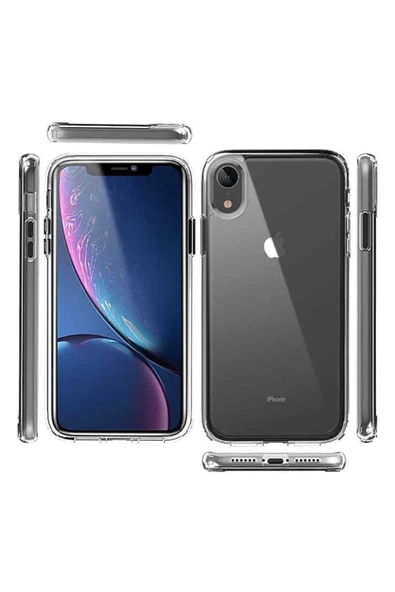 Teknojet Teknoloji İçin En İyi Adres iPhone XR Uyumlu Sararmaz Şeffaf Kılıf ürün görseli