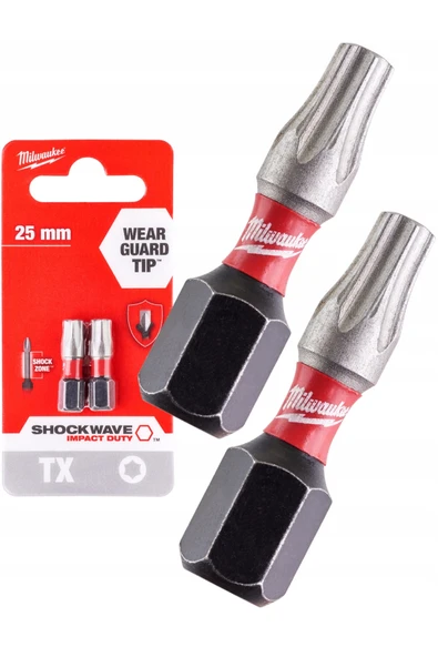 BİTS UÇ TX 27 25mm 2Lİ PKT SHOCKWAVE ürün görseli