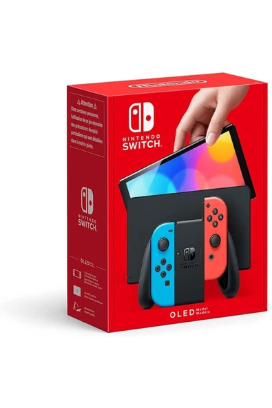 Nintendo Switch Oled Oyun Konsol (distribütör Garantili) Pal Kırmızı Mavi ürün görseli