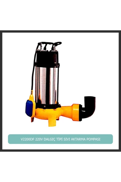 V2200d-f Döküm Göv. Atık Su Pomp. 3.5 Hp -bıçaklı ürün görseli
