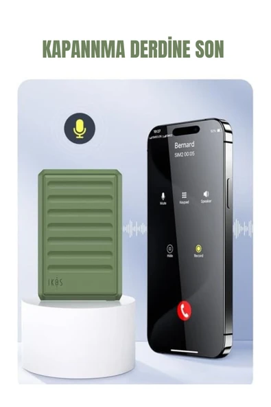 Tekn0jet iKos K7 Çift SIM 4G Adaptör - iPhone Uyumlu, Çağrı/SMS/WiFi Hotspot/Ses Kayıt - Resim 4