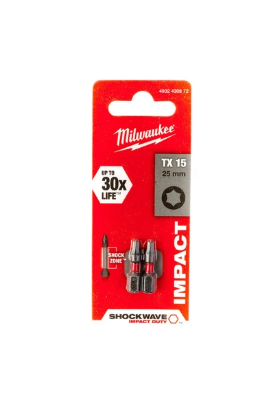 Bits Uç 25mm 2'li Paket TX15 ürün görseli