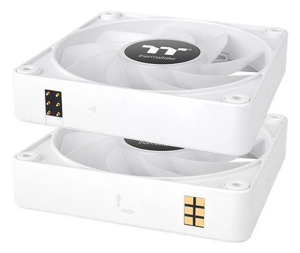 THERMALTAKE CL-F194-PL12SW-A CT120 EX Beyaz Reverse Beyaz 3x120mm ARGB Manyetik Modüler Fan Kiti Kasa Fanı - Resim 2