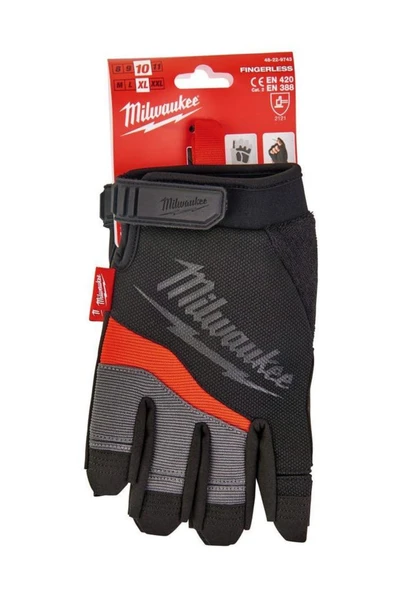 T48229743 Ağır Hizmet Tipi İş Eldiveni Parmaksız 10 Beden / XL - Resim 6