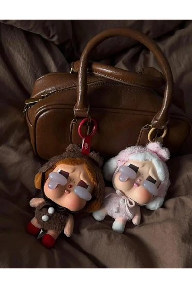 Pofika Stitch Koala Labubu + Crying Again Cry Baby Labubu +Kalp Charm Hediyeli 3'lü Set - Resim 6