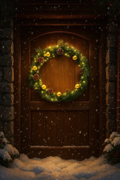 Waldern 60 CM IŞIKLI KAPI SÜSÜ ürün görseli