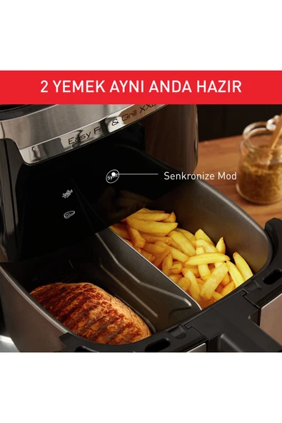 Tefal Easy Fry Grill XXL Black EY8018 6.5 lt Yağsız Fritöz - Resim 5
