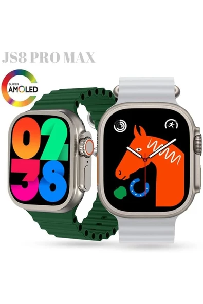 Teknojet Teknoloji İçin En İyi Adres JS8 PRO MAX serisi Uyumlu amoled ekranlı Akıllı Saat - Resim 4