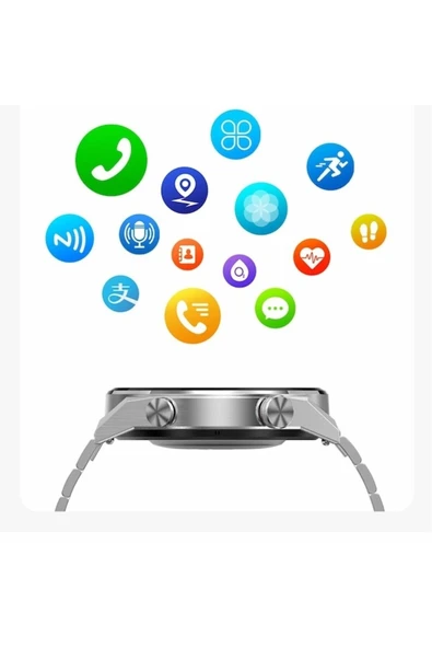 Teknojet Teknoloji İçin En İyi Adres DT3 Mate Pro Çift Kordonlu Akıllı Saat (İthalatçı Garantili) - Resim 6